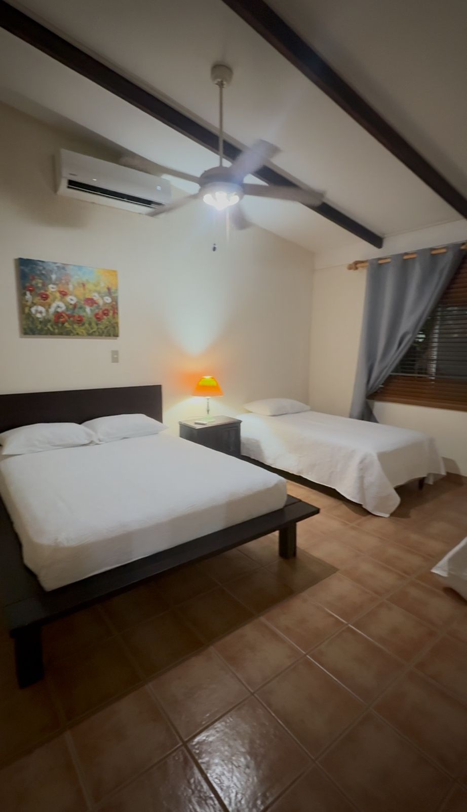 Bedroom with two beds